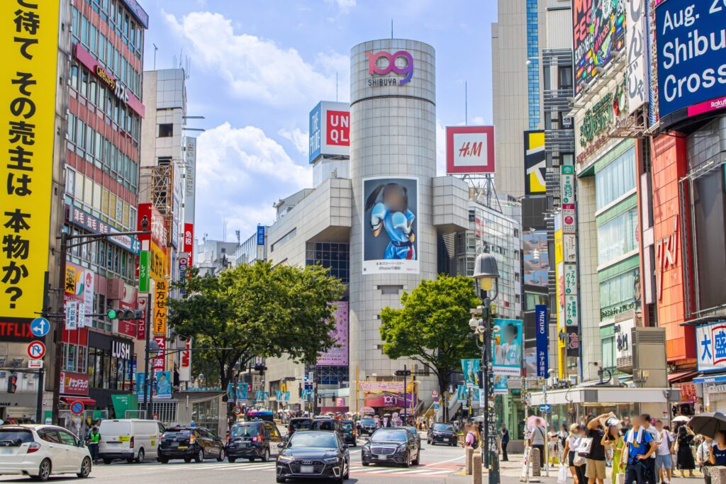 渋谷109前付近の画像