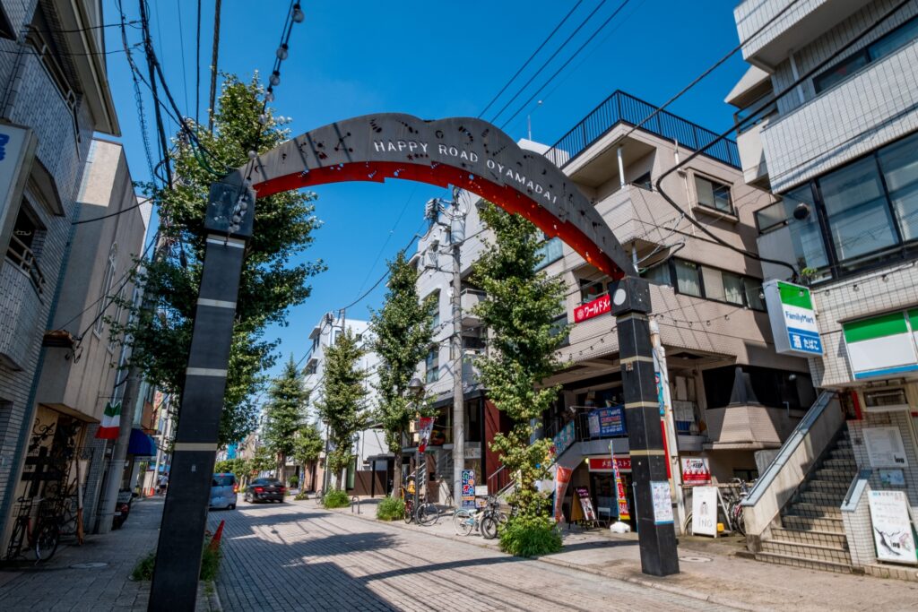 尾山台付近の画像