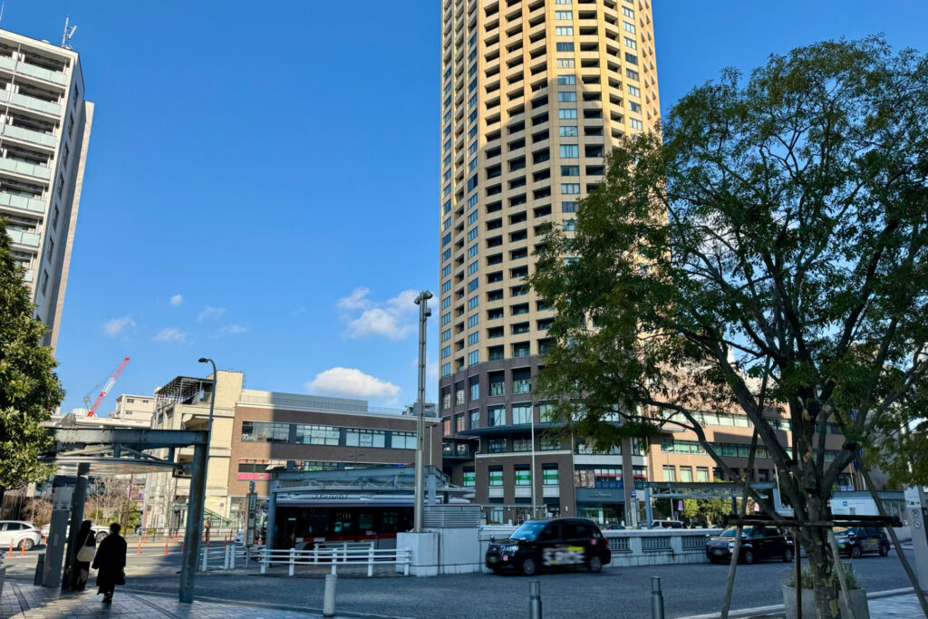 中目黒駅ロータリーの画像